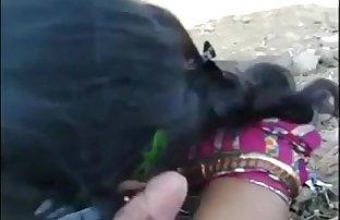 5349163 indian blowjob her lover outdoor