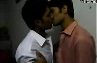 Two Indian Guys Smooching