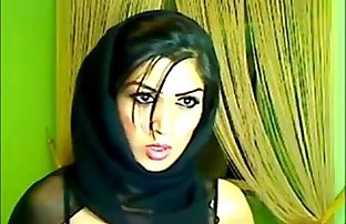 Paquistão amador babe no webcam masturbação