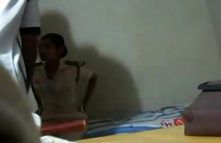 Young Indian female security officer fucked by her lover - Indian sex