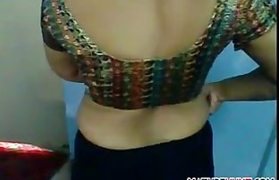 Indian Aunty Flashes And Gets Dressed