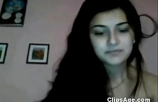 desi Menina mostrar Ela fora no webcam - mais Vídeos no viralvideozin