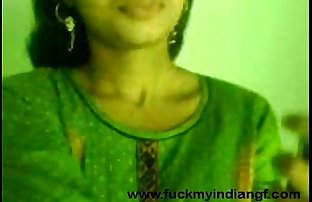 indian cute girl showing boobs to her byfriend
