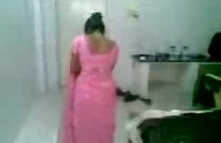 pink saree wife-(sexmasti.org)