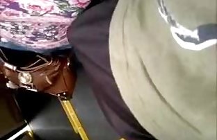 touching boobs with dick in bus