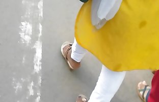 cum on busty yellow salwar(with nipple pokie)