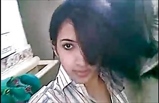 Hot Desi girl recording selfie for boyfriend