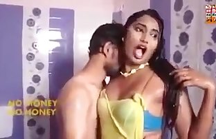 Swathi naidu remove bra on bathroom with Young boy