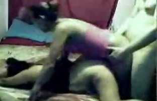 Guy ramming the desi indian whores together