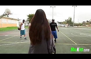 Mia Khalifa takes 2 big black cocks 91