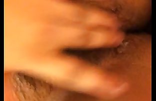 Teenage slut fingers hairy pussy